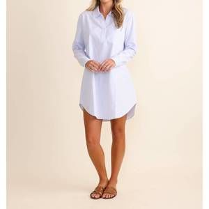 NEW LE MARAIS sumter dress in blue/rose stripe
